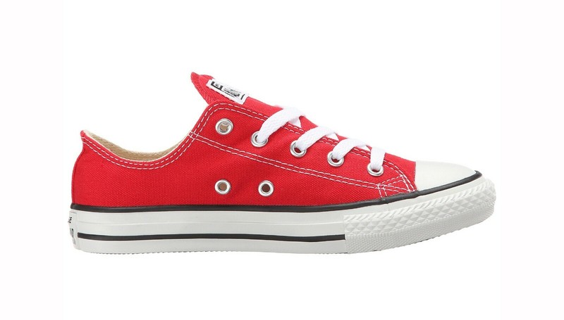 CONVERSE All Star Low Top Red Shoes Youths Little Kids Girls Boys Sneakers 3J236