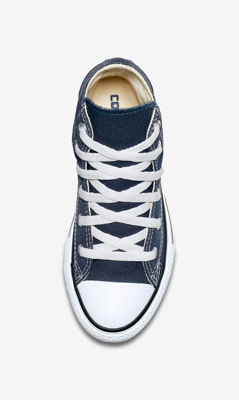 CONVERSE All Star Navy Blue Hi Chuck Shoes Little Girls Boys Children 3J233