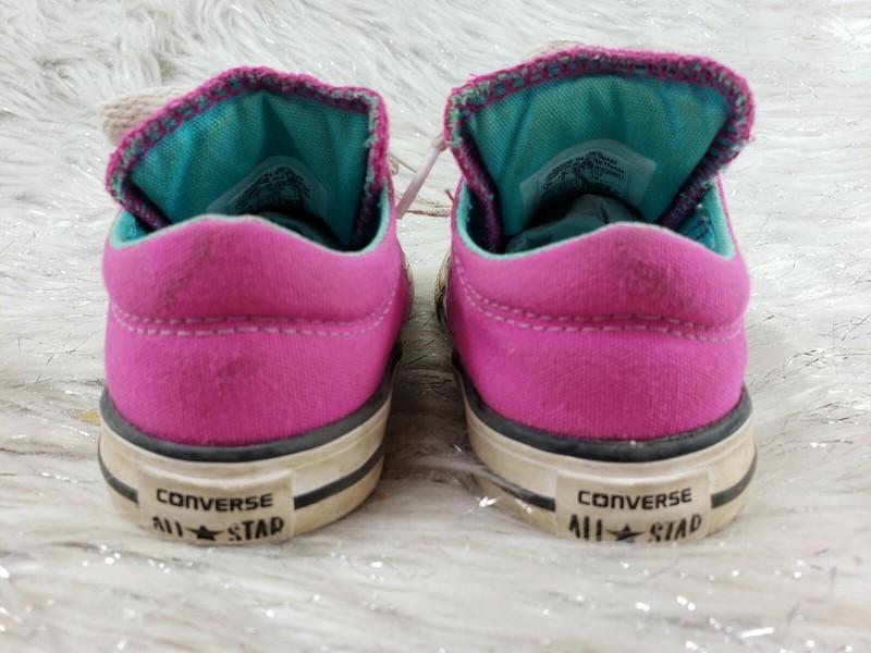 CONVERSE ALL STAR Pink Purple Blue Sneakers Infants Size 7 / 23
