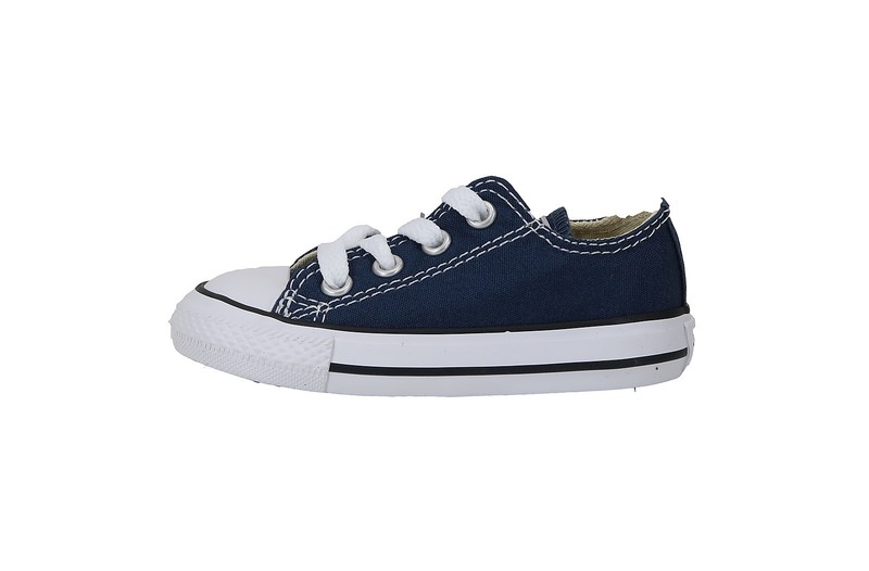 Converse Babies Toddlers Boys All Star Navy Blue Low Top Canvas Shoes