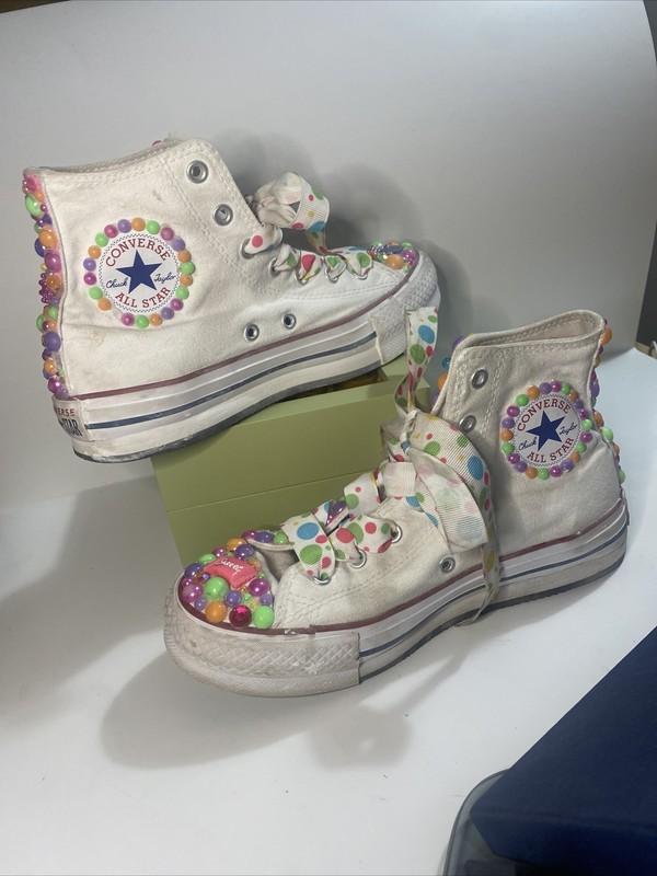 Converse Candy Chuck Taylor Girls Size 4 All Star READ