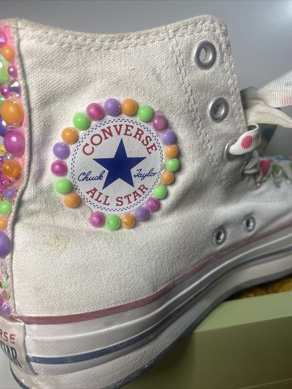 Converse Candy Chuck Taylor Girls Size 4 All Star READ