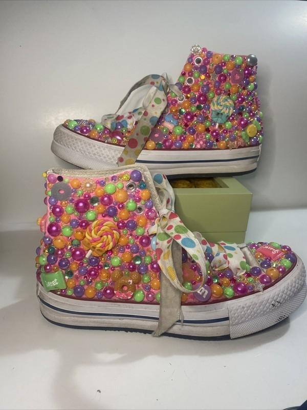 Converse Candy Chuck Taylor Girls Size 4 All Star READ