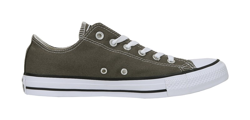 CONVERSE Chuck Taylor All Star Gray Charcoal Canvas Big Boys Girl Shoes Sz 3.5