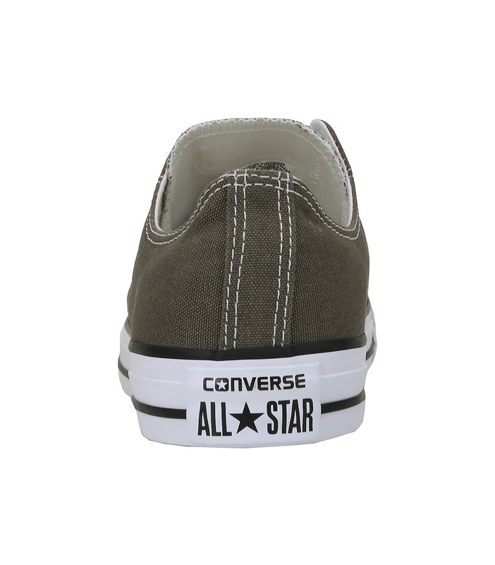 CONVERSE Chuck Taylor All Star Gray Charcoal Canvas Big Boys Girl Shoes Sz 3.5