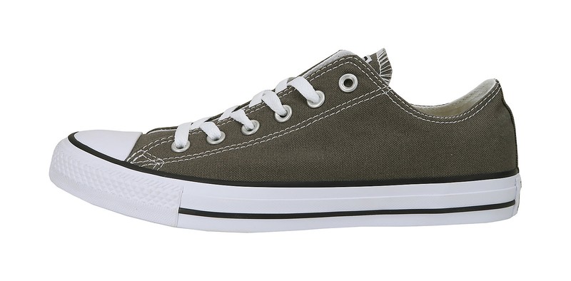CONVERSE Chuck Taylor All Star Gray Charcoal Canvas Big Boys Girl Shoes Sz 3.5