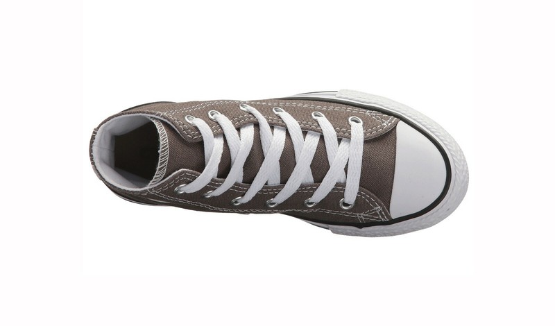 CONVERSE Chuck Taylor All Star Hi Charcoal Gray Shoes Big/Little Girls Sneakers