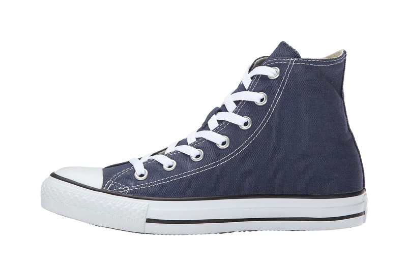 CONVERSE Chuck Taylor All Star Hi Navy Blue Canvas Shoes Size 3.5 Sneakers