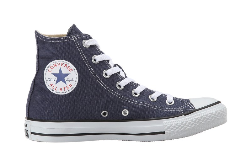 CONVERSE Chuck Taylor All Star Hi Navy Blue Canvas Shoes Size 3.5 Sneakers