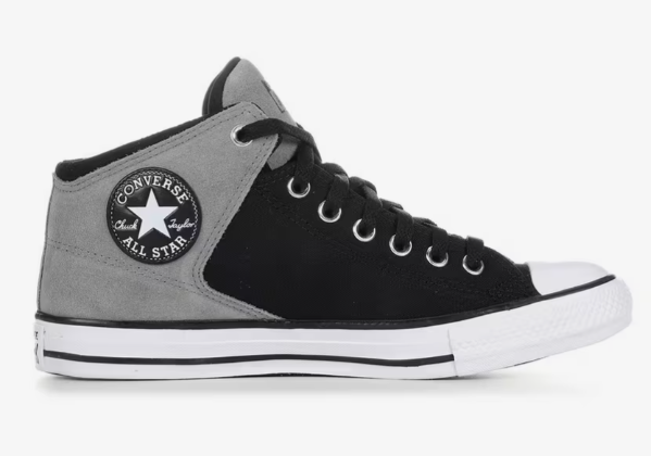Converse Chuck Taylor All Star High Street Mid Shoe Grey/Black/White A16470C