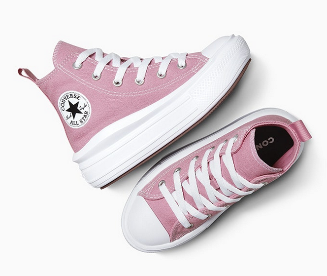 Converse Chuck Taylor All Star Move Platform Girls' Shoes - Pink