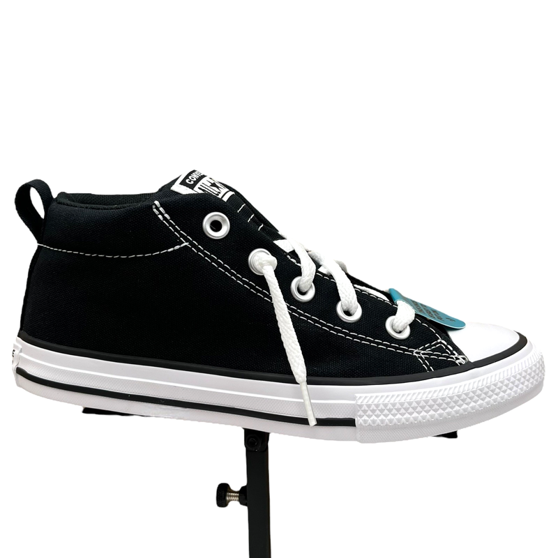 Converse Chuck Taylor All Star Youth Boys Girls Mid Top Sneaker Sz 3 Black-White