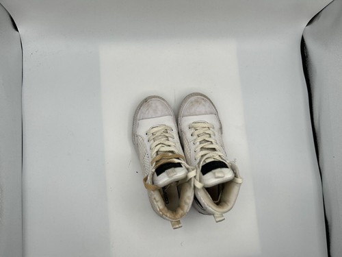 Converse Chuck Taylor Asylum Mid Big Sneakers Boy's Sz 2Y White Athletic Shoes