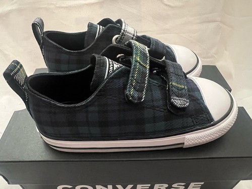 Converse CT AS 2X OX Dragon Scale Navy White Infant Toddler US Size 9 10