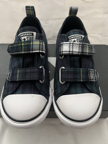 Converse CT AS 2X OX dragon scale navy white infant toddler US size 9 10