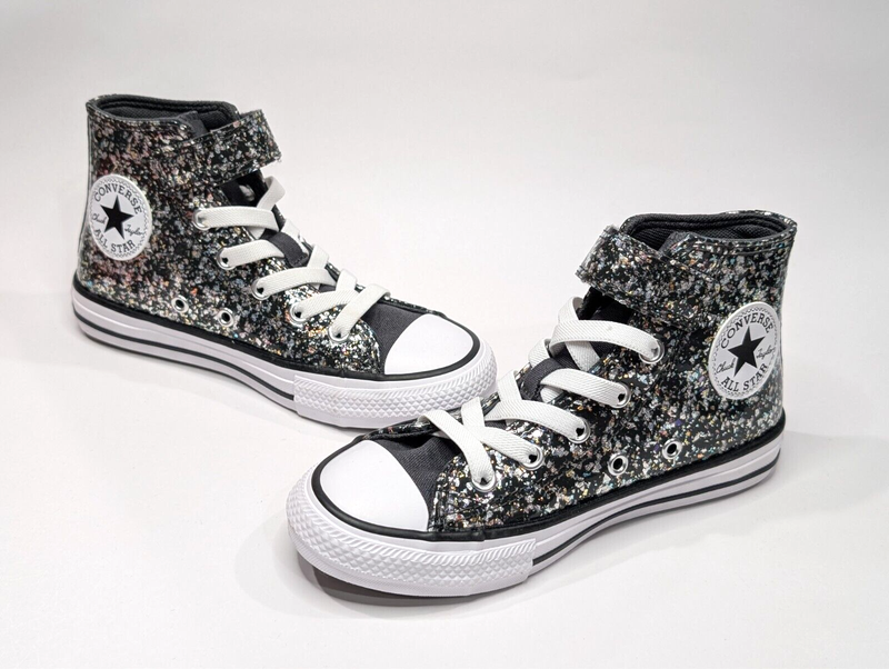 Converse CTAS 1V Black/Egret Girl's High Top Sneakers-Assorted Sizes NWB A11116C