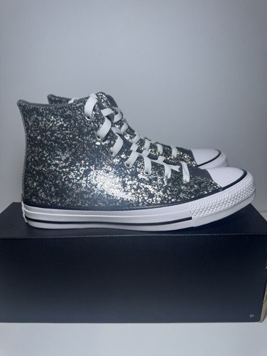 Converse Dark Matter/White Girl Hi Top Sneakers Us Size (1 19.5 Cm)(6 24 Cm)