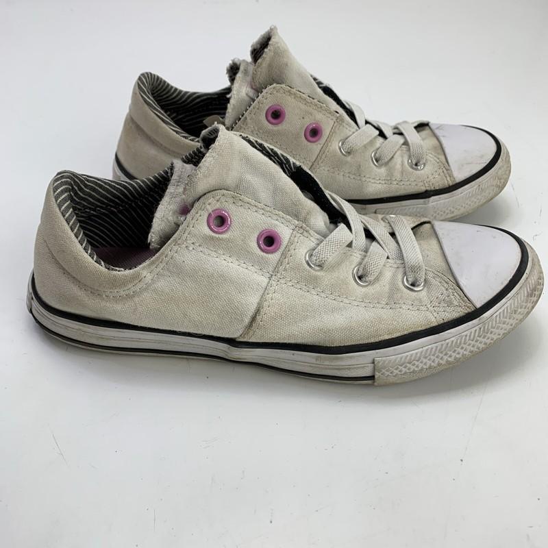 Converse Double Tongue Sneakers Juniors Shoes Size 3 White 666923