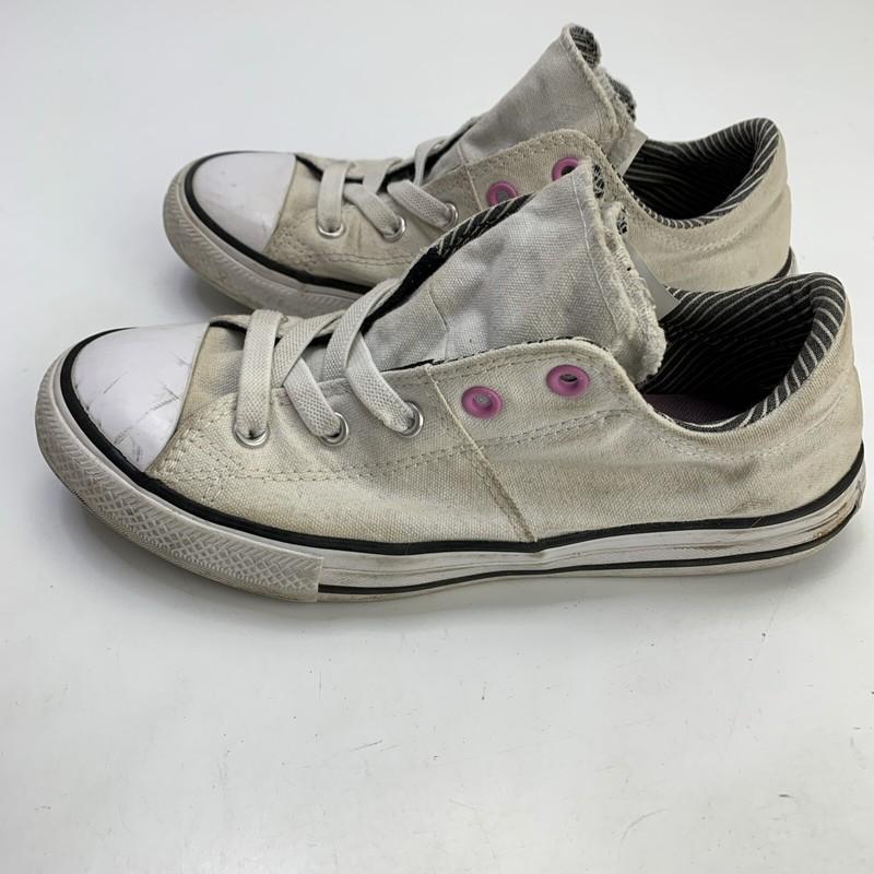 Converse Double Tongue Sneakers Juniors Shoes Size 3 White 666923