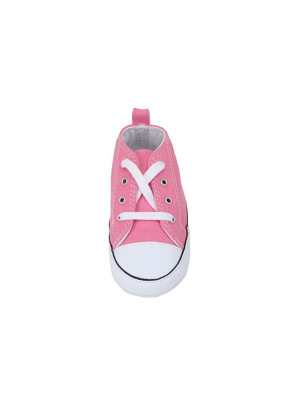Converse First Star Pink Newborn Crib Infants Girls Babies Shoes Booties Size 4