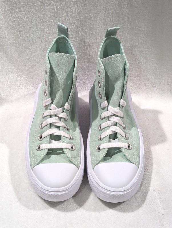 Converse Girl's CTAS Move Sticky Aloe Platform High Top Sneakers - Size 6 NWB