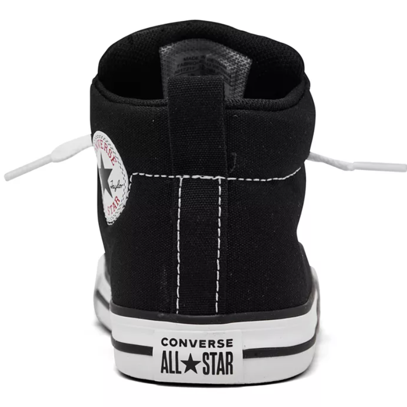 Converse Infants' CTAS Street Mid Style# A01721F Size 10 Color Black/White