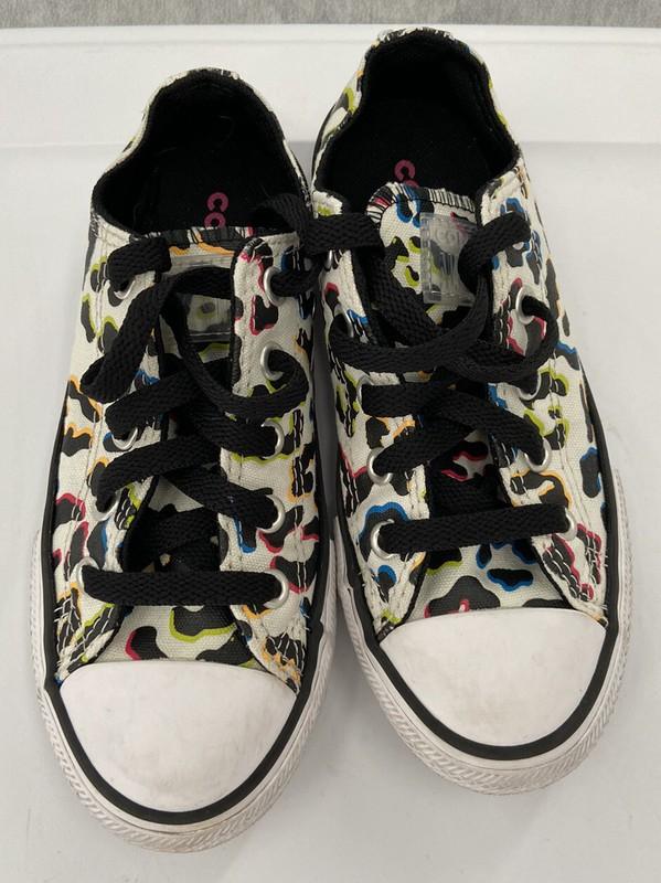 Converse Shoes Kids 12 Casual Sneakers Animal Print Boys Textile Junior