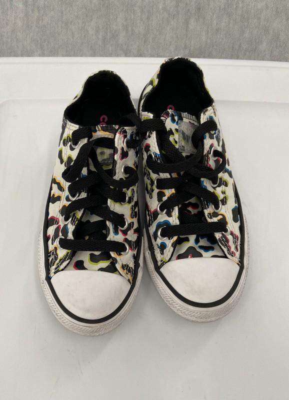Converse Shoes Kids 12 Casual Sneakers Animal Print Boys Textile Junior