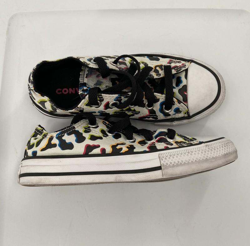 Converse Shoes Kids 12 Casual Sneakers Animal Print Boys Textile Junior