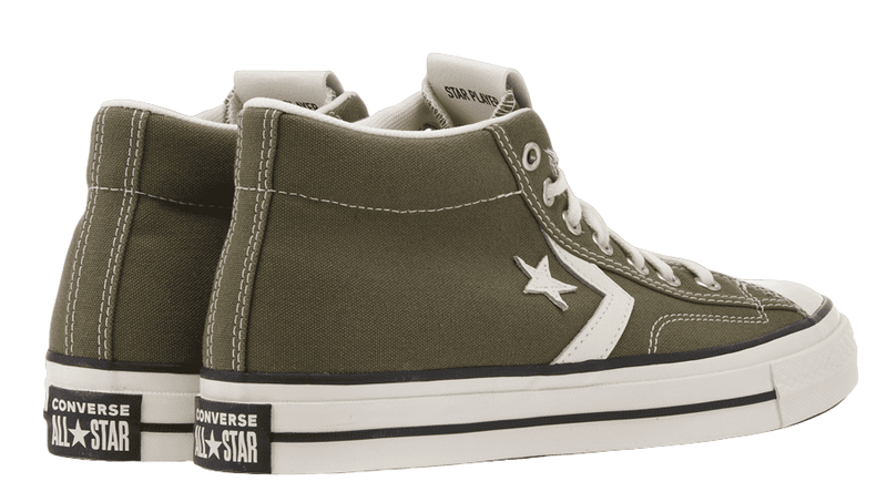 Converse Star Player 76 Mid Top Canvas Utility Green A06779C - 11