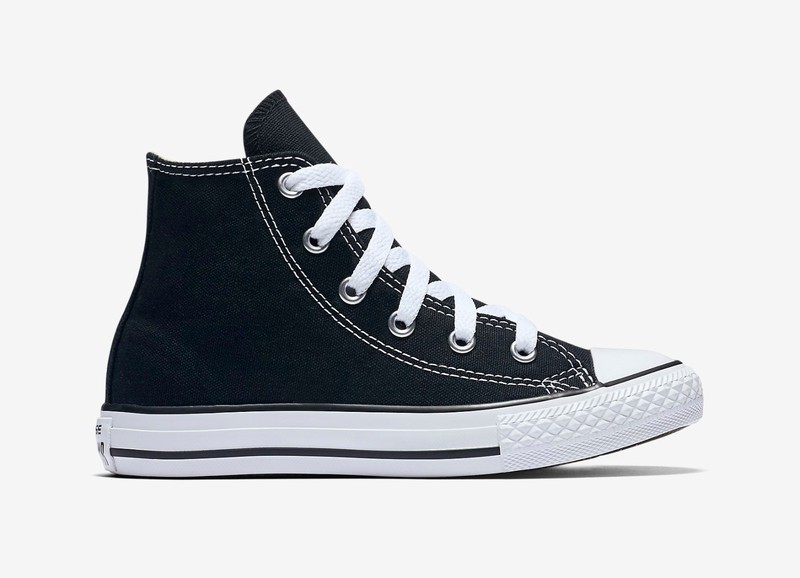 Converse Youth Chuck Taylor All Star Hi SNEAKERS Black Size 12 K104