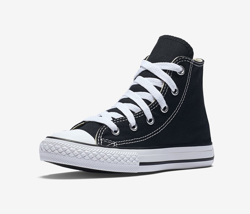 Converse Youth Chuck Taylor All Star Hi SNEAKERS Black Size 12 K104