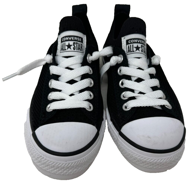 Converse Youth Girl's Chuck Taylor All Star Shoreline Shoes Blk/Wht Size:13 86U