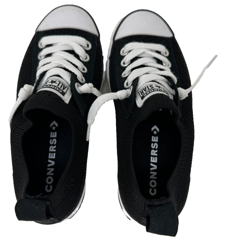 Converse Youth Girl's Chuck Taylor All Star Shoreline Shoes Blk/Wht Size:13 86U