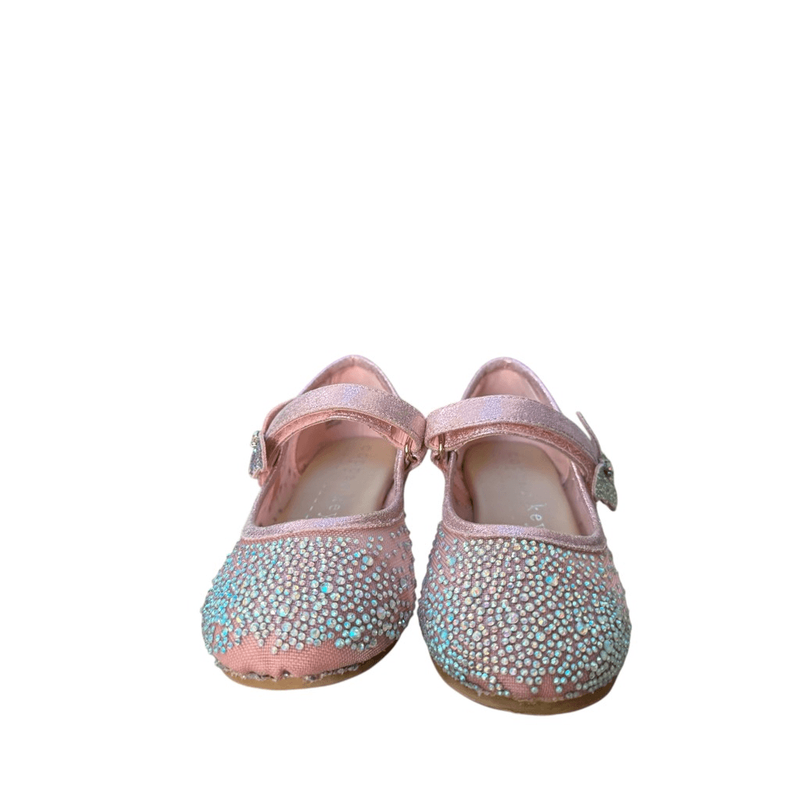 Copper KeyGirls' Amelia Rhinestone Butterfly Flats Size 11