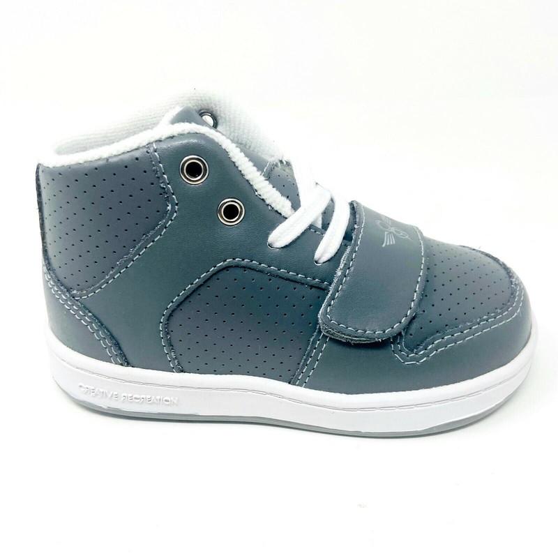 Creative Recreation Cesario Grey Toddler Casual Sneakers