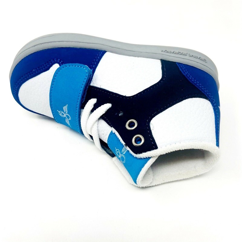 Creative Recreation Cesario White Royal Navy Toddler Baby Sneakers