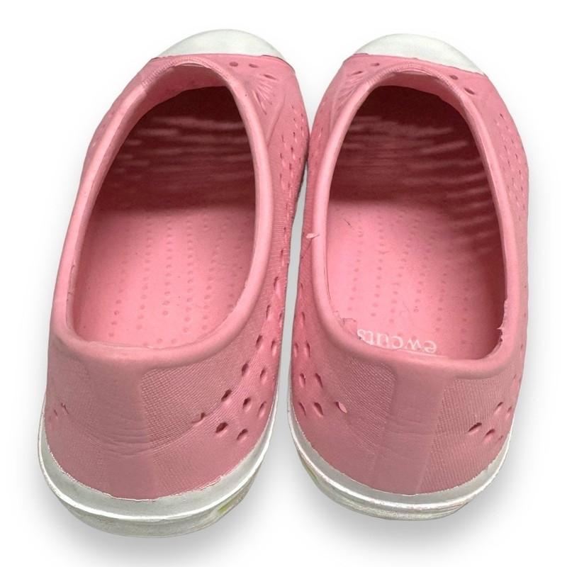 Crewcuts Girls Shoes Sz 10 Pink Closed Toe Water Shoes White Washable