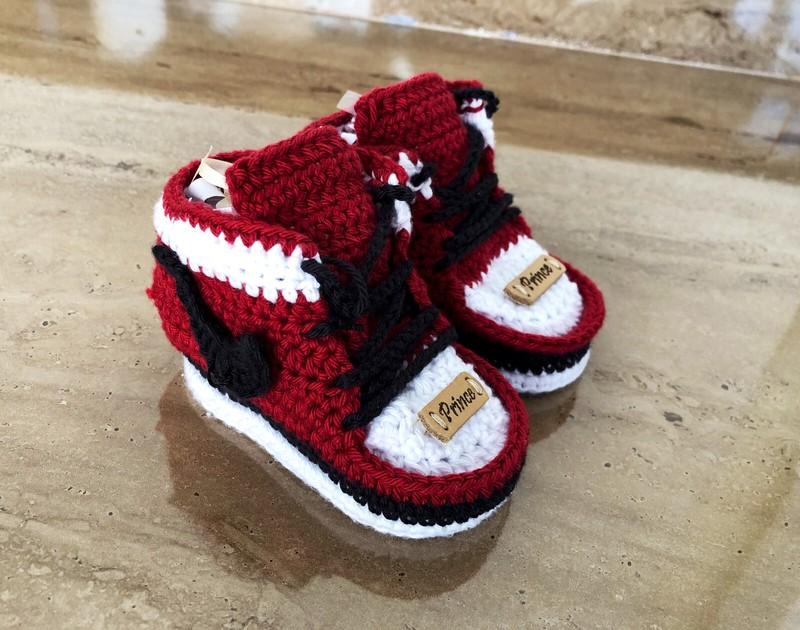 Crochet Baby Boy Shoes Newborn Booties Unique Baby Gift Gender Neutral Baby
