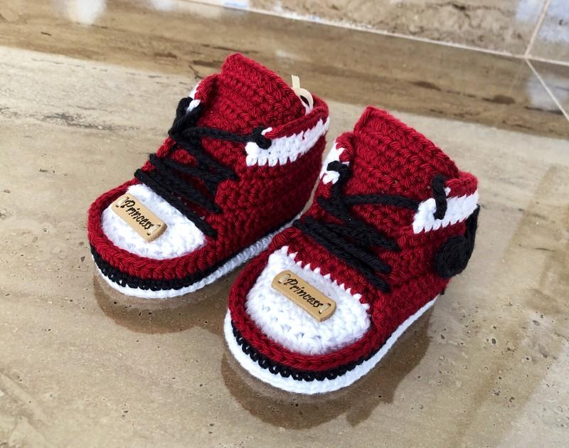 Crochet Baby Boy Shoes Newborn Booties Unique Baby Gift Gender Neutral Baby