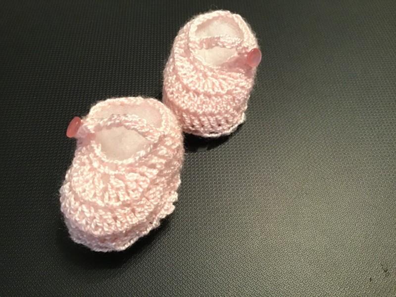 Crochet Baby Shoes Booties Crochet Doll Shoes Booties Pink Mary Jane