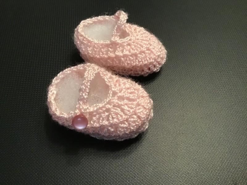 Crochet Baby Shoes Booties Crochet Doll Shoes Booties Pink Mary Jane