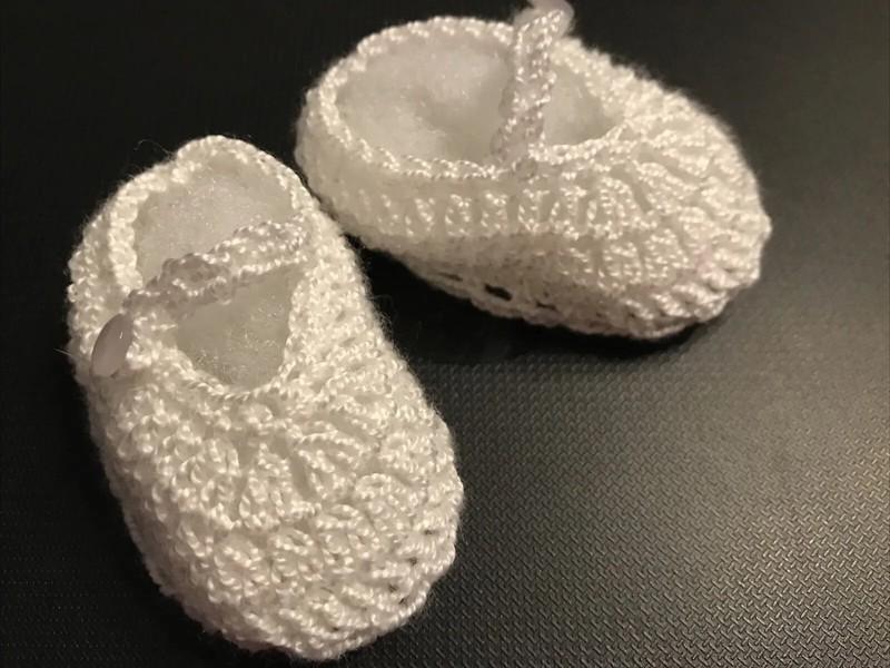Crochet Baby Shoes Booties Crochet Doll Shoes Booties White Mary Jane