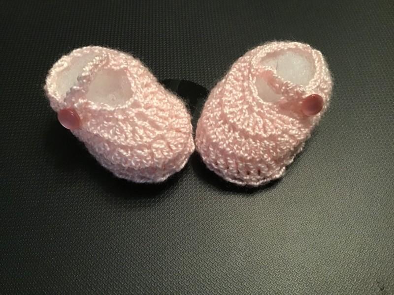 Crochet Baby Shoes Booties Crochet Doll Shoes Booties Pink Mary Jane