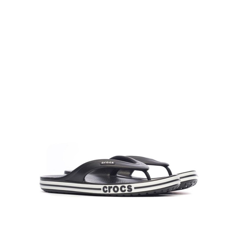 Crocs Bayaband Flip Flops Black/White Unisex M9/W11 205393-066