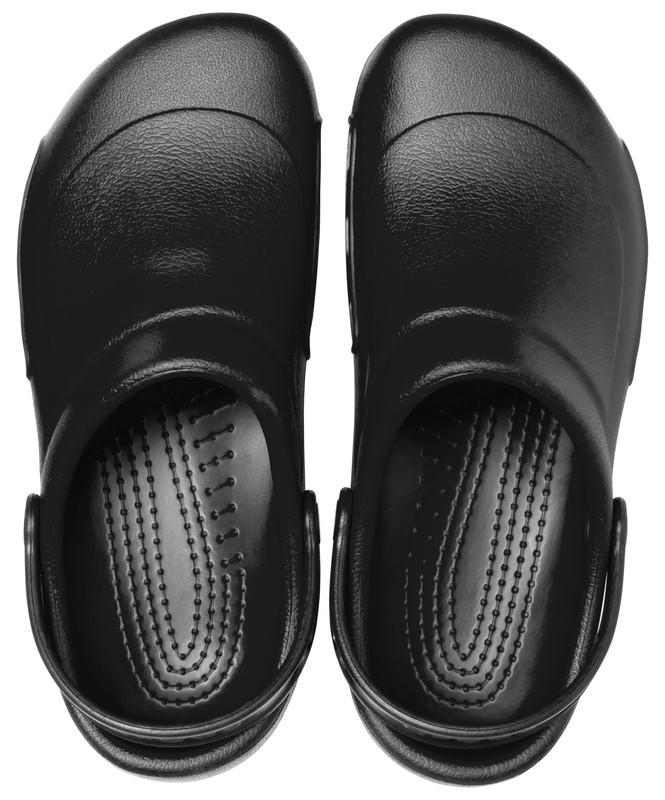 Crocs Bistro Unisex Black Clog Shoes Size Men's 5 Women's 7 Medium