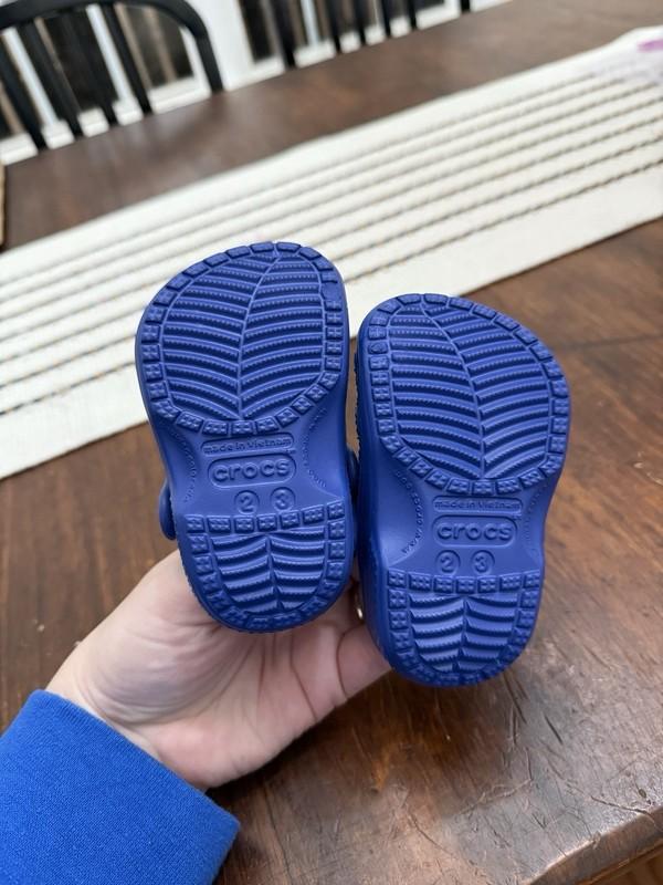 Crocs Blue Clogs Shoes Size 2C 3C Baby Toddler NWOB