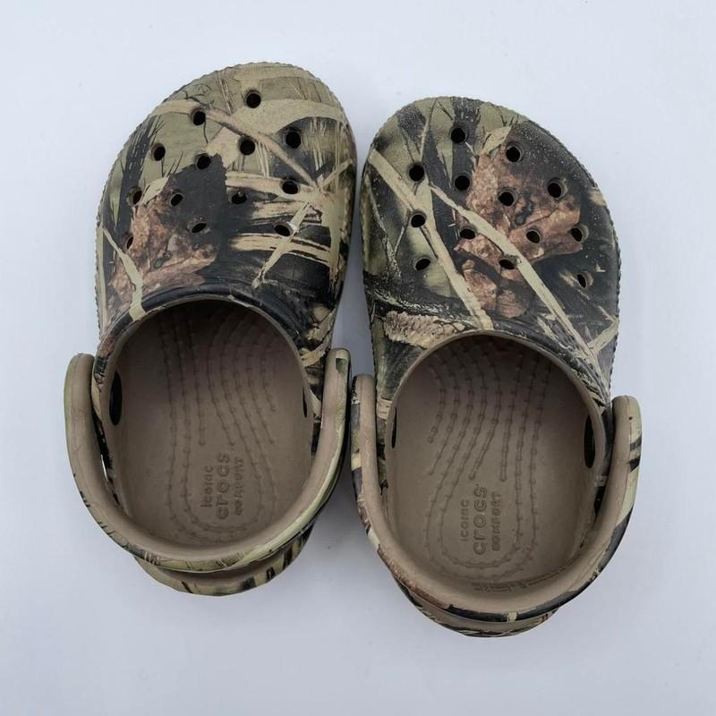 Crocs Camo Baby Size 4 Clogs Camouflage Utility Unisex Kidcore Country Western