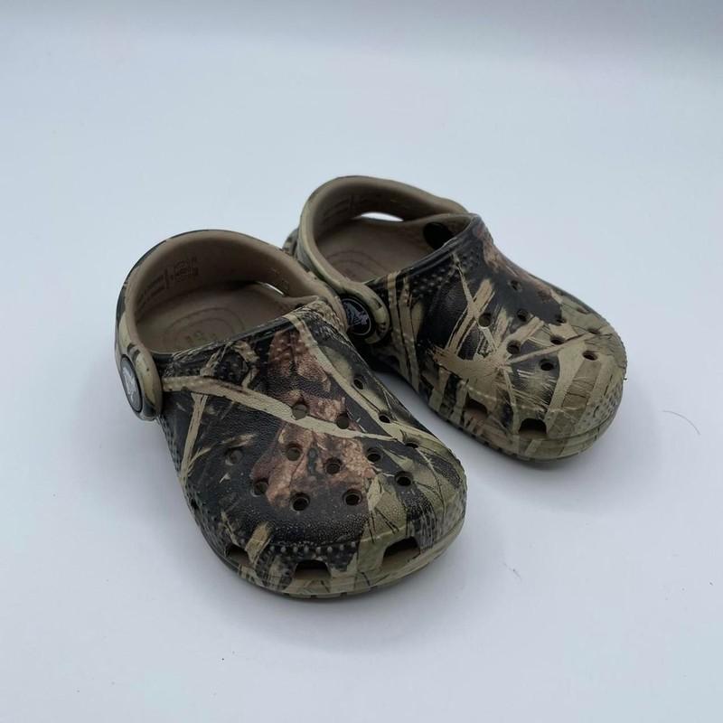 Crocs Camo Baby Size 4 Clogs Camouflage Utility Unisex Kidcore Country Western