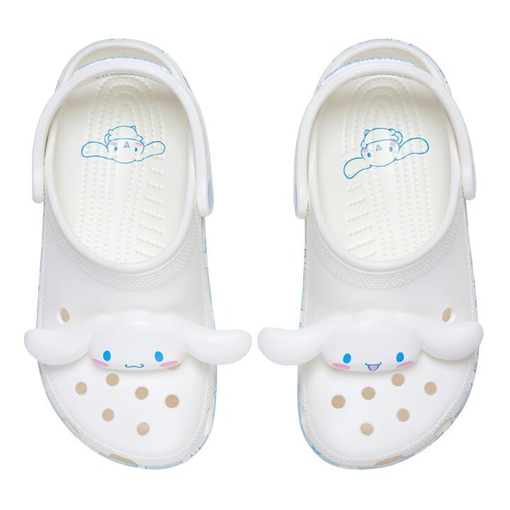 Crocs Cinnamoroll Classic Clog M5 W7 Sanrio 23cm White Unisex Japan Limited New